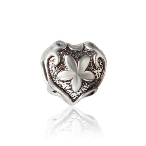 20pcs Heart European beads, Bead Charms, fits most European charm bracelets bead charm bracelet