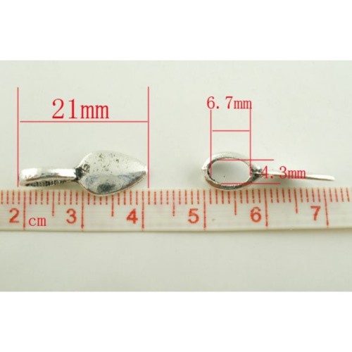 WHOLESALE Bails-100pcs/200pcs Small Glue On Jewellery Bails Silver Plated Stick On Pendant Pad Settings, Jewellery Making Bails Findings