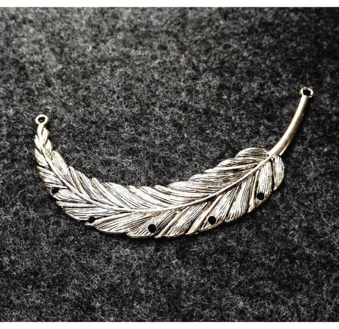2pcs Antique Tibetan Silver Tone Angel Wing Charms Pendants Findings Feather Charm Pendants Findings (#30100156)