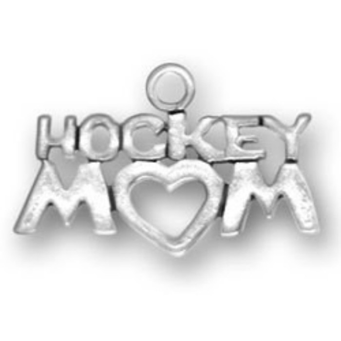 20pcs Antique Tibetan Silver Tone, Hockey Mom Mother's day Charms Pendants Findings