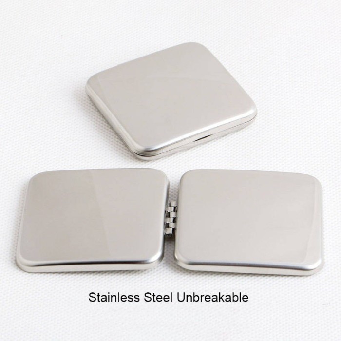 Personalized compact mirrors,engraving pocket mirror,304 Stainless Steel Hand Pocket Folded-Side Cosmetic Make Up Mirror,Wedding supplies