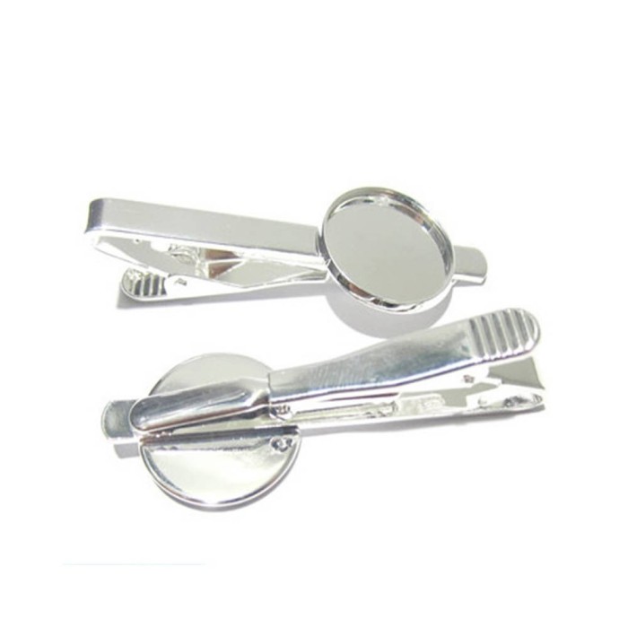 10pcs 16mm Round blank Tie Clip, Tie Clip Supply, Tie Clip Blank Settings,TieTack Blanks,red copper