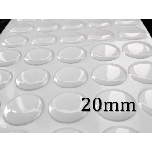 20/50/100 20mm High Quality Clear Round Epoxy Stickers for Bottle Caps and Pendants, Wholesale Bottle Cap stickers