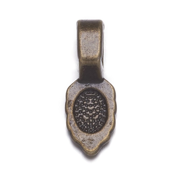 WHOLESALE Bails-100/200/500pcs Small Glue On Jewellery Bails Silver Plated Stick On Pendant Pad Settings, Jewellery Making Bails Findings