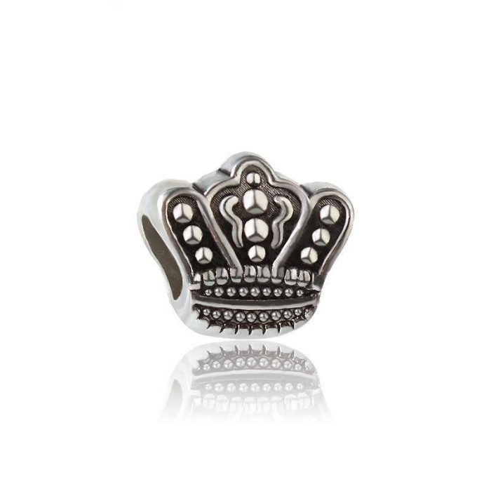 20pcs Crown European beads, Bead Charms, fits most European charm bracelets bead charm bracelet