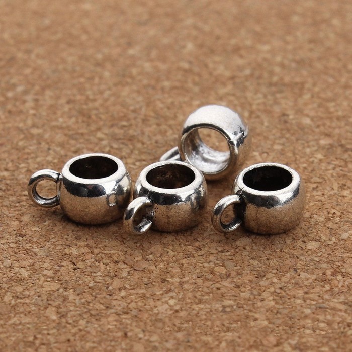 30pcs Ring beads, European Beads, Bead Charms, fits most European charm bracelets bead charm bracelet