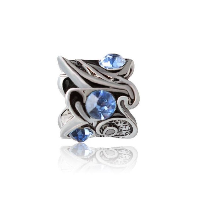 10pcs Rhinestone European beads, Bead Charms, fits most European charm bracelets bead charm bracelet