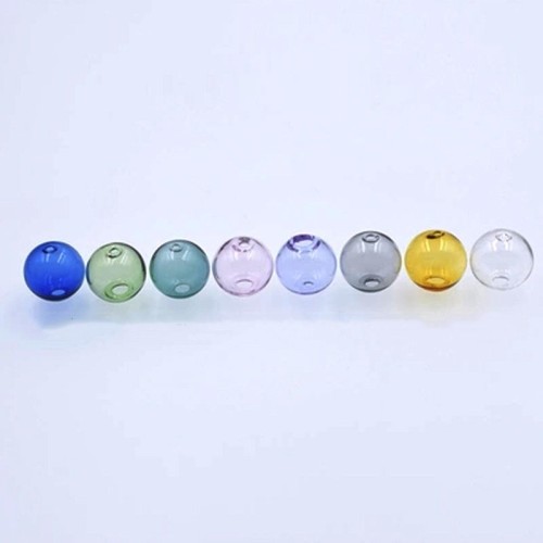 10pcs 6mm 8mm 10mm 12mm 14mm 16mm 18mm 20mm 25mm Double hole Glass Cover, Glass bubble, Hollow Glass, necklace pendant,charming