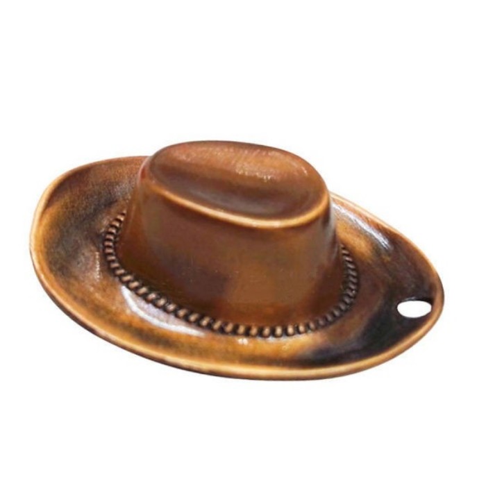 Large Cowboy Hat Charm - Country Western Charm - Jazz hat Charm-Punk style