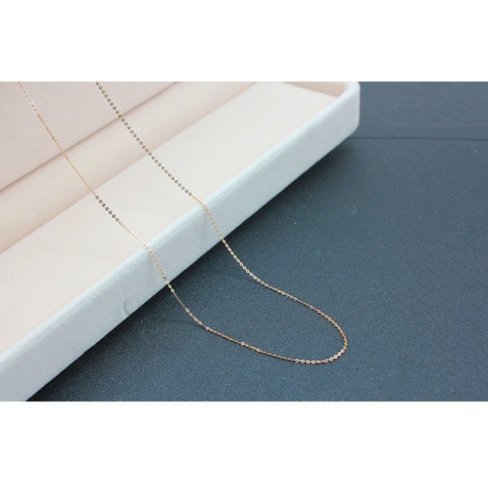 18K Gold. Au750 Pure 18K Yellow Gold Perfect O chain Fine Chain.wholesale Price,free shipping （DHL shipping）