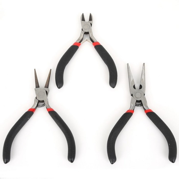 3pcs/lot Flush Side Shear Cutter Clipper Cutting Beading Pliers For Jewelry Wire Tools&Equipment