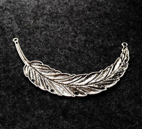 2pcs Antique Tibetan Silver Tone Angel Wing Charms Pendants Findings Feather Charm Pendants Findings (#30100156)