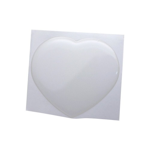 10 Kits Heart Pocket Mirror Silver Compact Mirror +Resin Epoxy Sticker DIY set