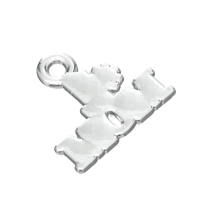 20pcs Antique Tibetan Silver Tone, No.1 MOM Mother's day Charms Pendants Findings