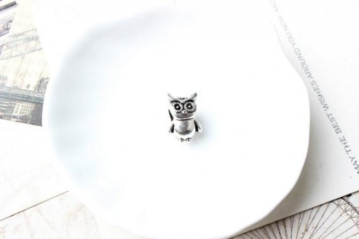 20pcs Owl European beads, Bead Charms, fits most European charm bracelets bead charm bracelet