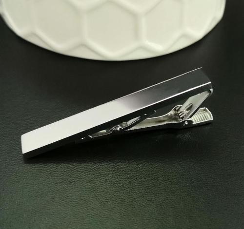 Titanium steel Thicken Tie clips blank- High Quality Mirror polishing Tie clips base,DIY Jewelry,custom Tie clips