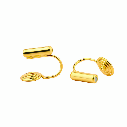 Invisible and painless Earring Converters, Hypoallergenic, Pierced to Not Pierced，Change Earring Post to Non-Pierced Clip-Ons