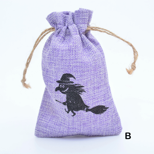 halloween Party Favor Gift Bags with Drawstring,Halloween Treat Bags, Personalized Halloween Candy Bags|Kids Halloween Party Favors 4×6“