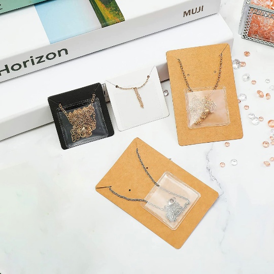 On Sale Necklace Chain Adhesive Pouch,Necklace Chain Pocket,Jewelry Supplies,Necklace Chain Holder