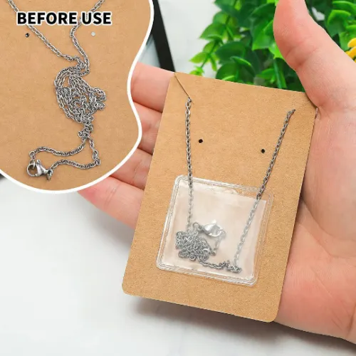 On Sale Necklace Chain Adhesive Pouch,Necklace Chain Pocket,Jewelry Supplies,Necklace Chain Holder