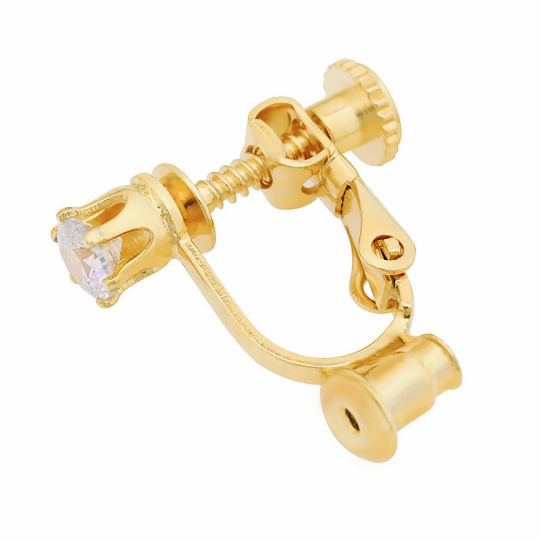 Invisible and painless Earring Converters|Clip-on Earring Adapters,Pierced to Not Pierced,Change Earring Post to Non-Pierced Clip-Ons