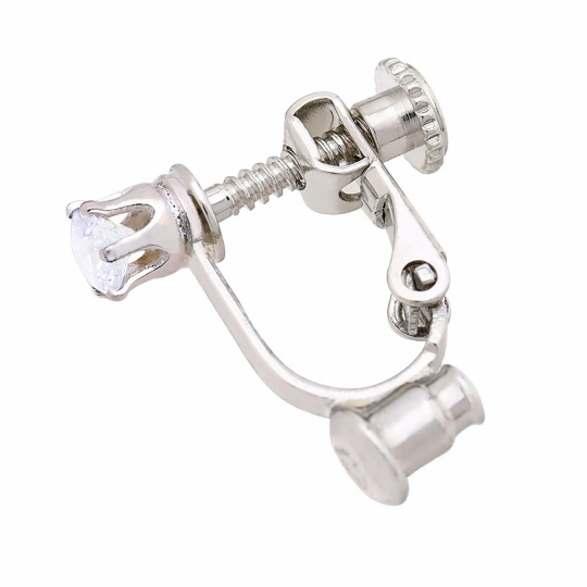 Invisible and painless Earring Converters|Clip-on Earring Adapters,Pierced to Not Pierced,Change Earring Post to Non-Pierced Clip-Ons