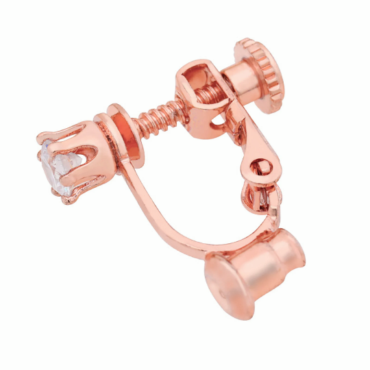 Invisible and painless Earring Converters|Clip-on Earring Adapters,Pierced to Not Pierced,Change Earring Post to Non-Pierced Clip-Ons