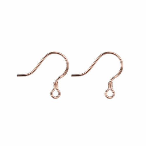 0.6/0.7 wire diameter Sterling Silver Earring Hooks|Earring Wires|Hypoallergenic 925 Hallmark Ear Wires French Fish Hooks for Earrings