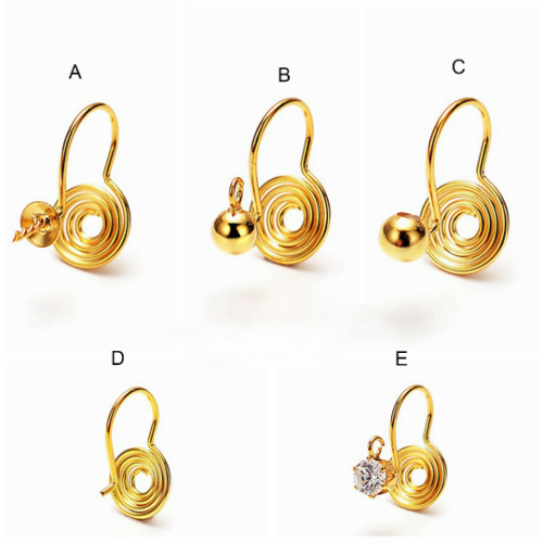 Wholesale S925 Sterling Silver Clip-on Earring Converter with ear pads,Non-Pierced Earring Studs Findings Replacement for DIY Jewelry Making
