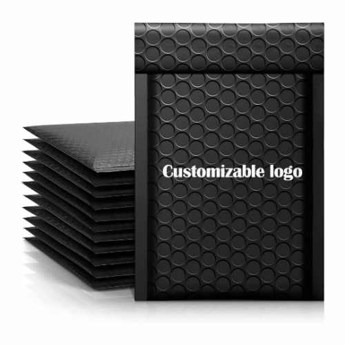 Black Matte vinyl Bubble Mailer|Mailing|Water Resistant Mailers|Shipping Envelopes for Packaging|Waterproof Self Seal Adhesive Shipping Bags