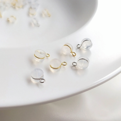 Copy Wholesale Invisible and painless Earring Converters,18K Plating,Pierced to Not Pierced,Change Earring Post to Non-Pierced Clip-Ons