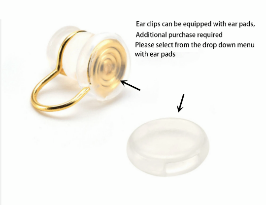 Wholesale Invisible and painless Earring Converters,18K Plating,Pierced to Not Pierced,Change Earring Post to Non-Pierced Clip-Ons