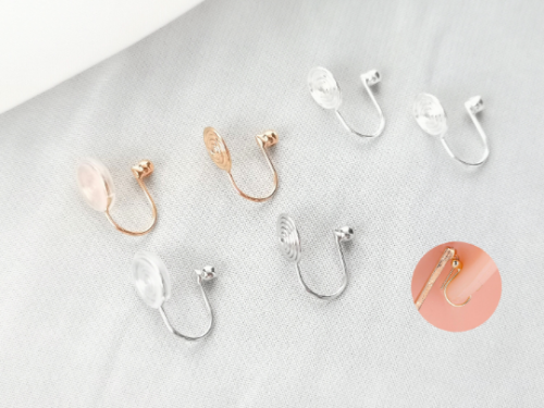 Invisible and painless Earring Converters, 18K Plating,Hypoallergenic, Pierced to Not Pierced,Change Earring Post to Non-Pierced Clip-Ons