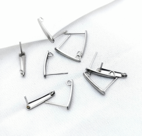 316L Stainless Steel Earring Hooks|Earring Wires|Open Loop|Earring Components for Jewelry Making Supplies and Earring Finding