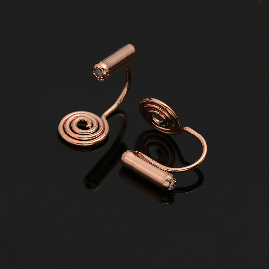Invisible and painless Earring Converters, Hypoallergenic, Pierced to Not Pierced，Change Earring Post to Non-Pierced Clip-Ons