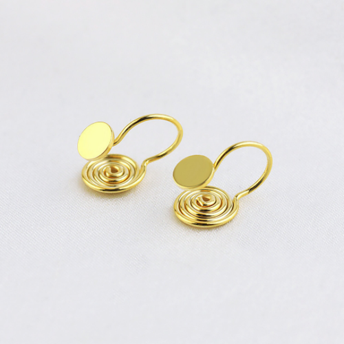 Clip-on Earring Converter,Hypoallergenic,Non-Pierced Earring Studs Findings Replacement for Women Men Girls DIY Jewelry Making