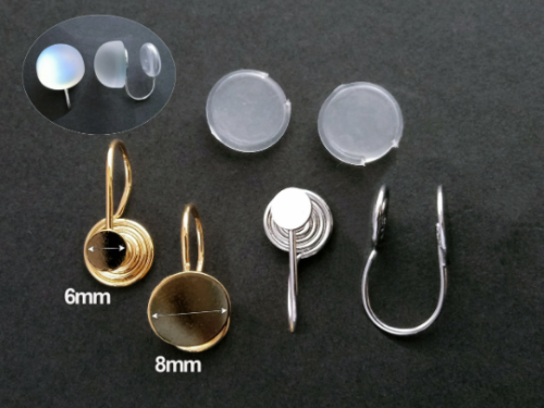 Clip-on Earring Converter,Hypoallergenic,Non-Pierced Earring Studs Findings Replacement for Women Men Girls DIY Jewelry Making