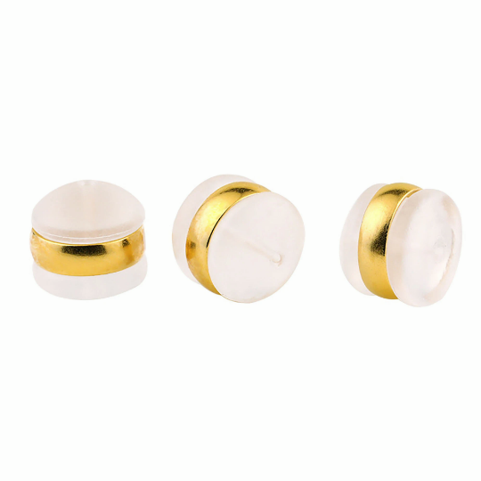 Stainless Steel Earring Backs|Hypoallergenic|Earring Backs Rubber|Earring Converters|Silicone Rubber Earring Backs Replacement