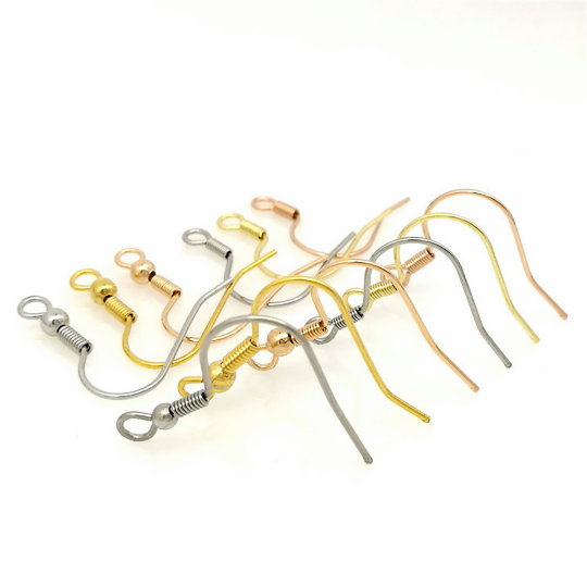 316L Stainless Steel Lever Back Hoop Earrings Surgical Earring Components for Jewelry Making Supplies and Earring Finding