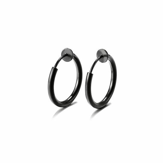 stainless steel Earring Converters|non pierced ears hypoallergenic|Hypoallergenic|clip on earring hoops