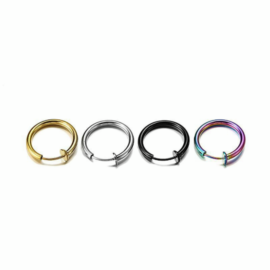stainless steel Earring Converters|non pierced ears hypoallergenic|Hypoallergenic|clip on earring hoops