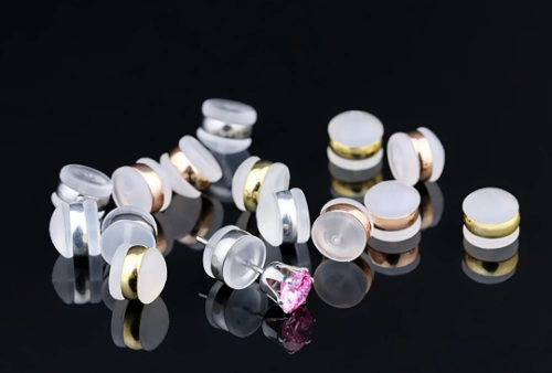 Stainless Steel Earring Backs|Hypoallergenic|Earring Backs Rubber|Earring Converters|Silicone Rubber Earring Backs Replacement