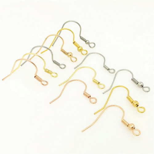316L Stainless Steel Lever Back Hoop Earrings Surgical Earring Components for Jewelry Making Supplies and Earring Finding