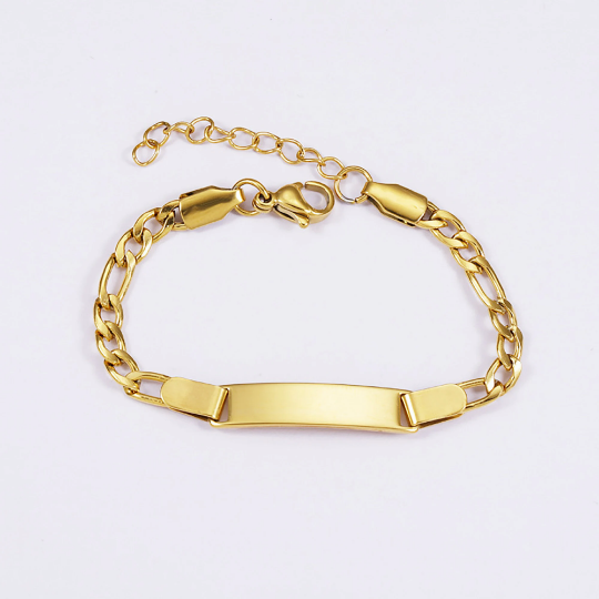 Thick Stamping Blank Charms|engravable bracelet| 304 Stainless Steel Blank Stamping Tag Pendants for Jewelry Making