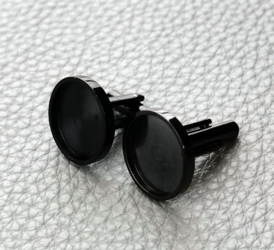 cufflinks bezel,Thicken Titanium steel,Mirror polishing|Wedding cufflinks|Multi-color optional