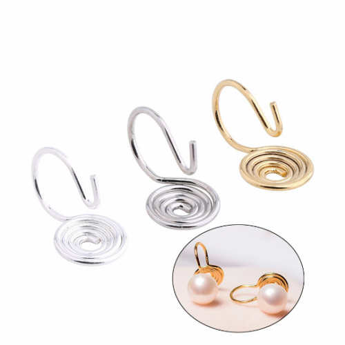 Invisible and painless Earring Converters, Hypoallergenic, Pierced to Not Pierced，Change Earring Post to Non-Pierced Clip-Ons