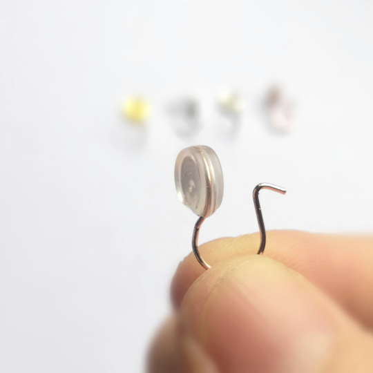 Invisible and painless Earring Converters, Hypoallergenic, Pierced to Not Pierced，Change Earring Post to Non-Pierced Clip-Ons