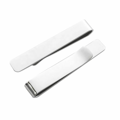 Wholesale Thicken Titanium steel Tie clips blank| mirror polished|engravable jewelry|Wedding Tie Clip|Groomsmen Wedding Tie Clips Tie Bars