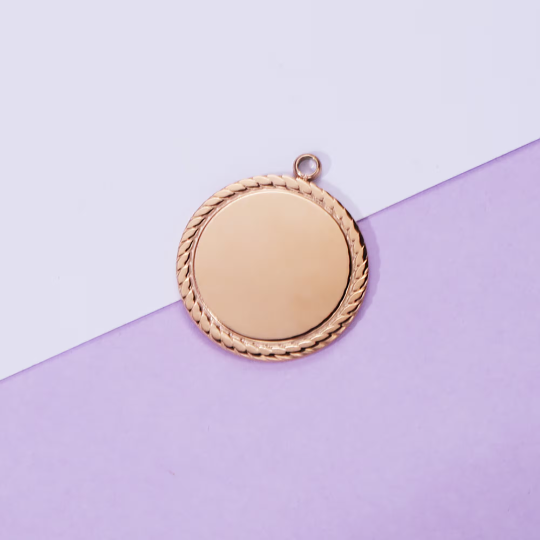 Stamping Blank Charms|18mm 25mm 30mm Flat Round 304 Stainless Steel Blank Stamping Tag Pendants for Jewelry Making