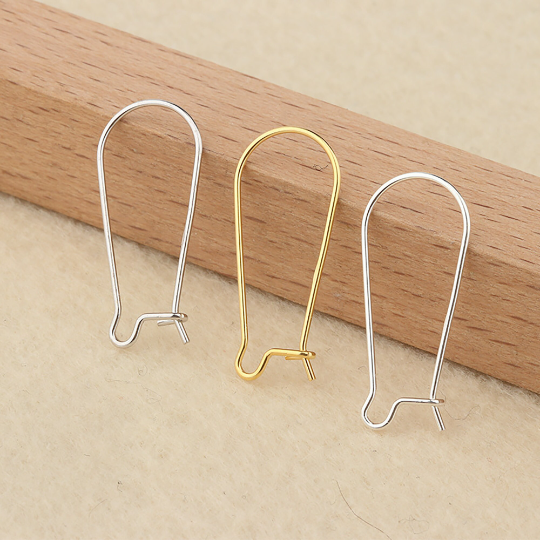 0.7 wire diameter Sterling Silver Earring Hooks|Earring Wires|Hypoallergenic 925 Hallmark Ear Wires French Fish Hooks for Earrings
